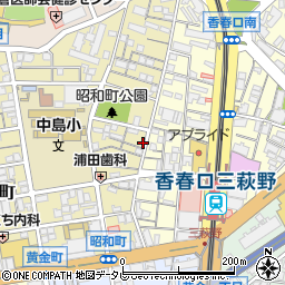 福岡県北九州市小倉北区昭和町9-12周辺の地図