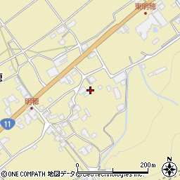 愛媛県西条市小松町明穂甲-187周辺の地図