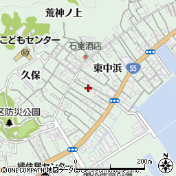 徳島県阿南市橘町東中浜131-1周辺の地図