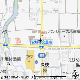 愛媛県松山市安城寺町521周辺の地図