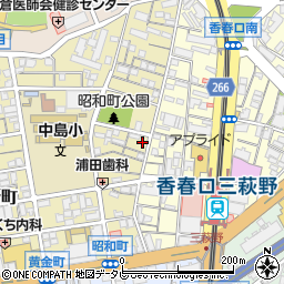 福岡県北九州市小倉北区昭和町9-10周辺の地図