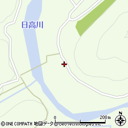 和歌山県田辺市龍神村柳瀬228周辺の地図