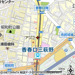 福岡県北九州市小倉北区香春口周辺の地図