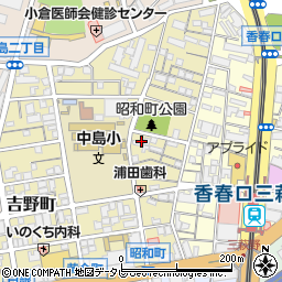 福岡県北九州市小倉北区昭和町9-2周辺の地図