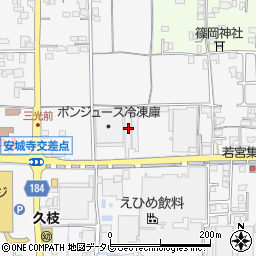 愛媛県松山市安城寺町484周辺の地図