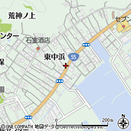徳島県阿南市橘町東中浜84-50周辺の地図