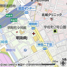食のキセキ小倉本店周辺の地図