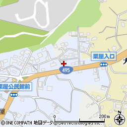 福岡県遠賀郡芦屋町粟屋981周辺の地図