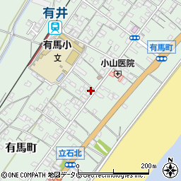 熊野有馬郵便局 ＡＴＭ周辺の地図