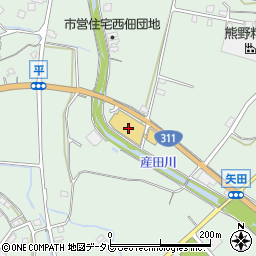 コメリホームセンター　熊野店周辺の地図
