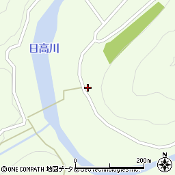 和歌山県田辺市龍神村柳瀬226周辺の地図