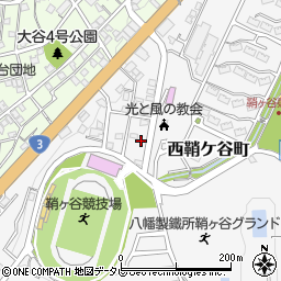 福岡県北九州市戸畑区西鞘ケ谷町12-4周辺の地図