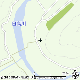 和歌山県田辺市龍神村柳瀬245周辺の地図