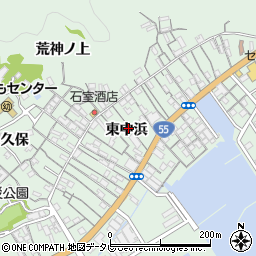 徳島県阿南市橘町東中浜92-6周辺の地図