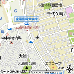シティベール千代ヶ崎周辺の地図