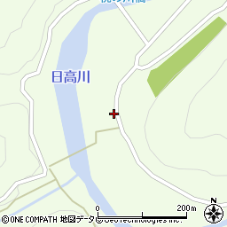 和歌山県田辺市龍神村柳瀬250周辺の地図