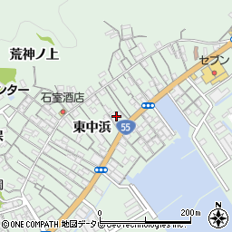 阿波銀行橘支店周辺の地図