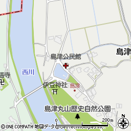 島津公民館周辺の地図