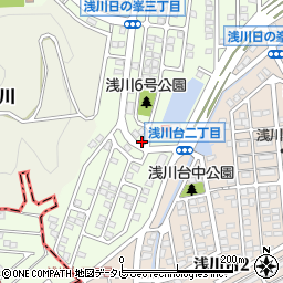 浅川米穀店周辺の地図