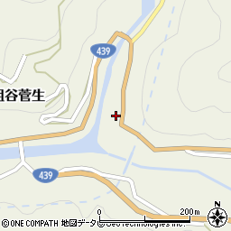 徳島県三好市東祖谷菅生640-2周辺の地図