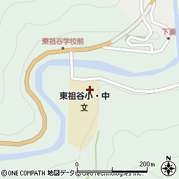 東祖谷放課後　児童クラブ周辺の地図