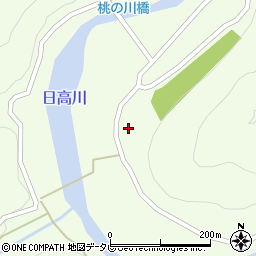 和歌山県田辺市龍神村柳瀬304周辺の地図