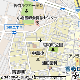 福岡県北九州市小倉北区昭和町18周辺の地図