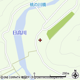 和歌山県田辺市龍神村柳瀬261周辺の地図