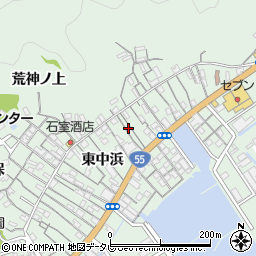 徳島県阿南市橘町東中浜62-1周辺の地図