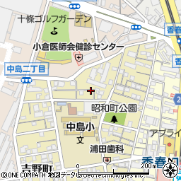 福岡県北九州市小倉北区昭和町19-39周辺の地図