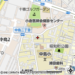 福岡県北九州市小倉北区昭和町20周辺の地図
