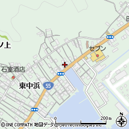 徳島県阿南市橘町東中浜154-6周辺の地図