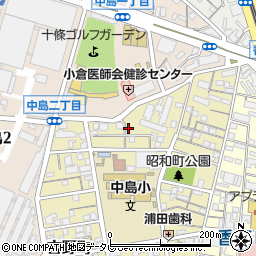 福岡県北九州市小倉北区昭和町19-45周辺の地図