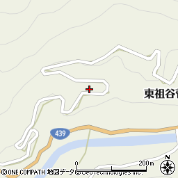 徳島県三好市東祖谷菅生371周辺の地図