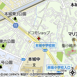 ドコモショップ折尾中央店周辺の地図