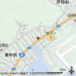 徳島県阿南市橘町東中浜146周辺の地図