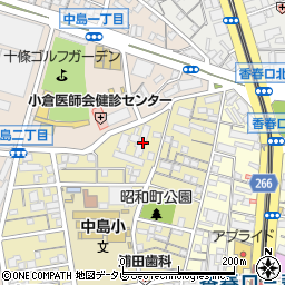 福岡県北九州市小倉北区昭和町19-10周辺の地図