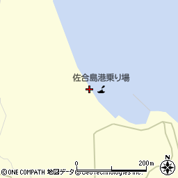 佐合島港旅客船ターミナル（熊南総合事務組合）周辺の地図