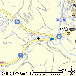 松山伊台郵便局周辺の地図