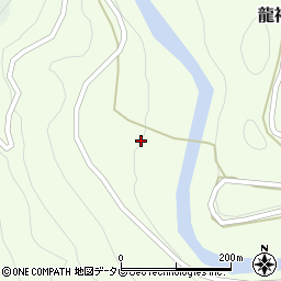 和歌山県田辺市龍神村柳瀬718周辺の地図