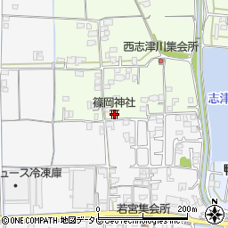 篠岡神社周辺の地図