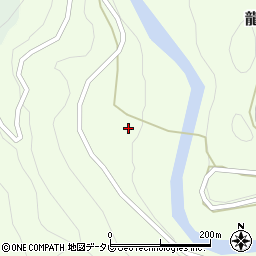 和歌山県田辺市龍神村柳瀬722周辺の地図