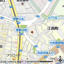 福岡県北九州市小倉北区江南町2周辺の地図