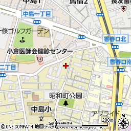 福岡県北九州市小倉北区昭和町19-21周辺の地図