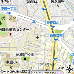 福岡県北九州市小倉北区昭和町3周辺の地図
