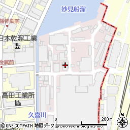 中国築炉周辺の地図