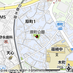 原町公園(小北)周辺の地図