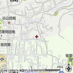 愛媛県松山市谷町2周辺の地図
