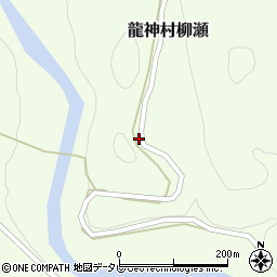 和歌山県田辺市龍神村柳瀬1276周辺の地図