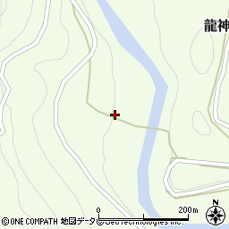 和歌山県田辺市龍神村柳瀬721周辺の地図